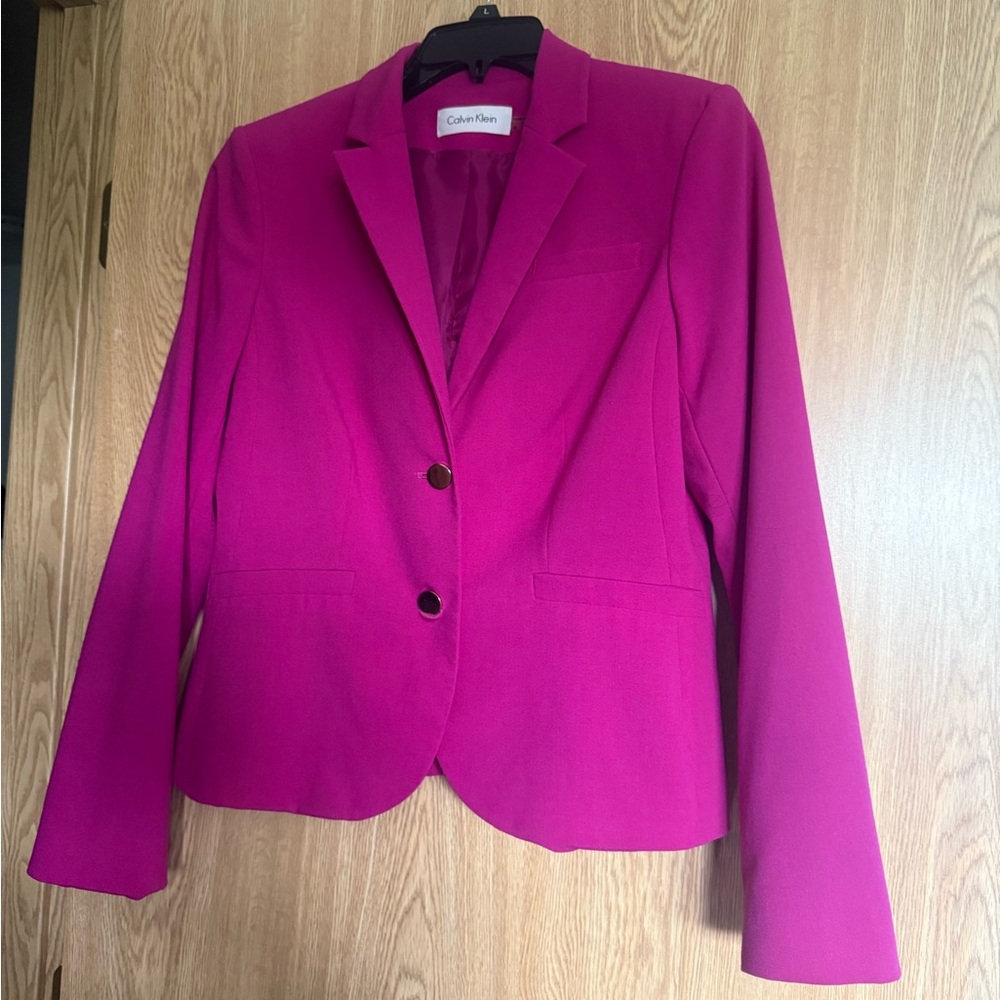 Calvin Klein Women's Fuchsia Blazer